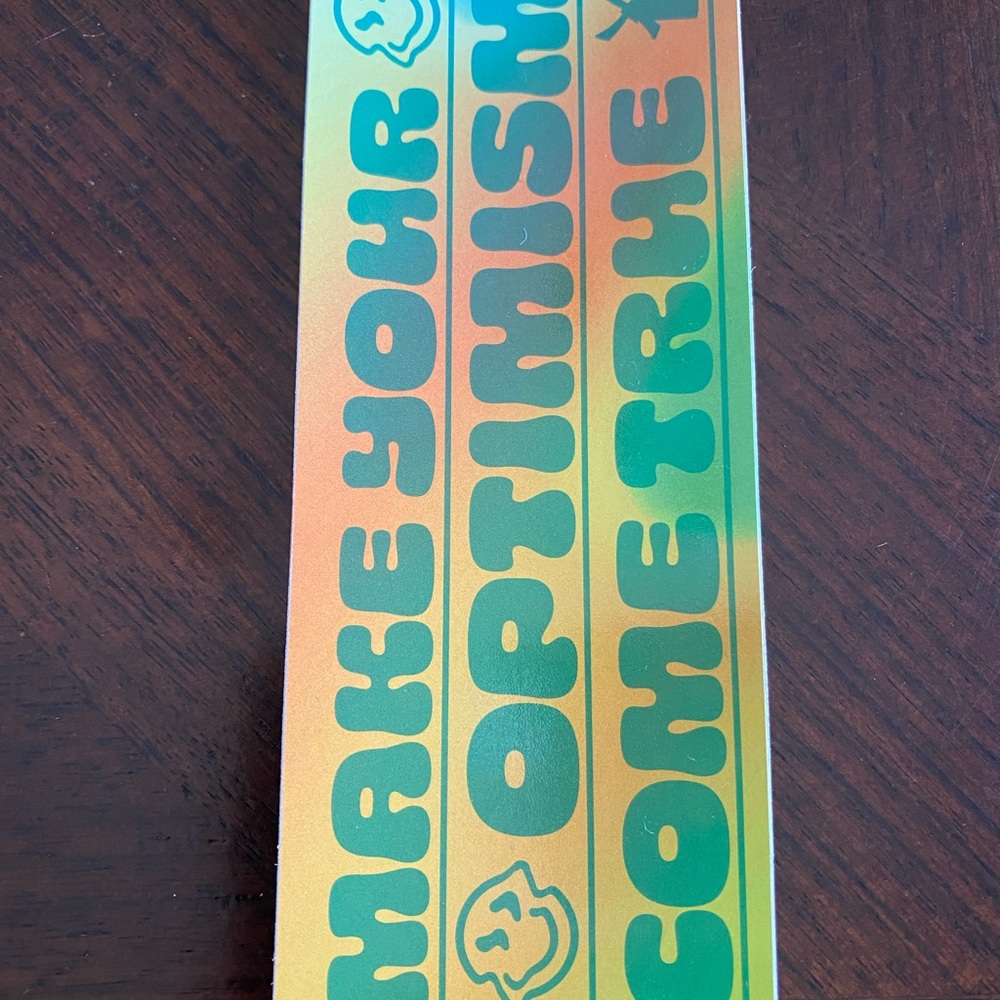 Dutch Bros Groovy Dutch Creed Optimism Sticker